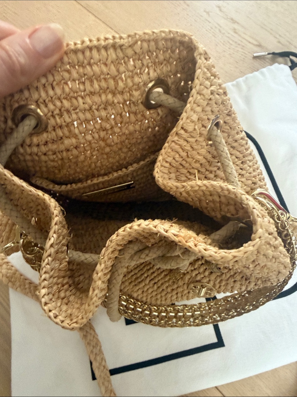 Paco Rabanne Rafia bag - Picture 3 of 3